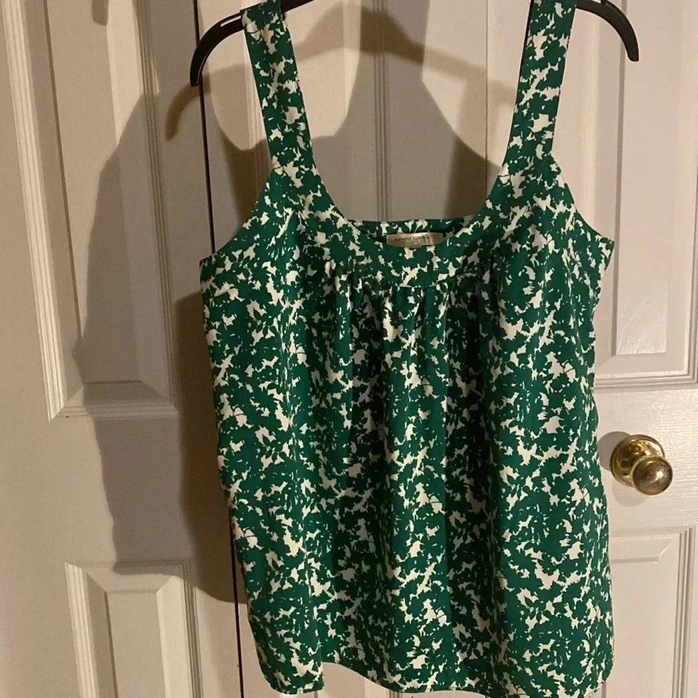 Banana republic wide strip, blouse, size L